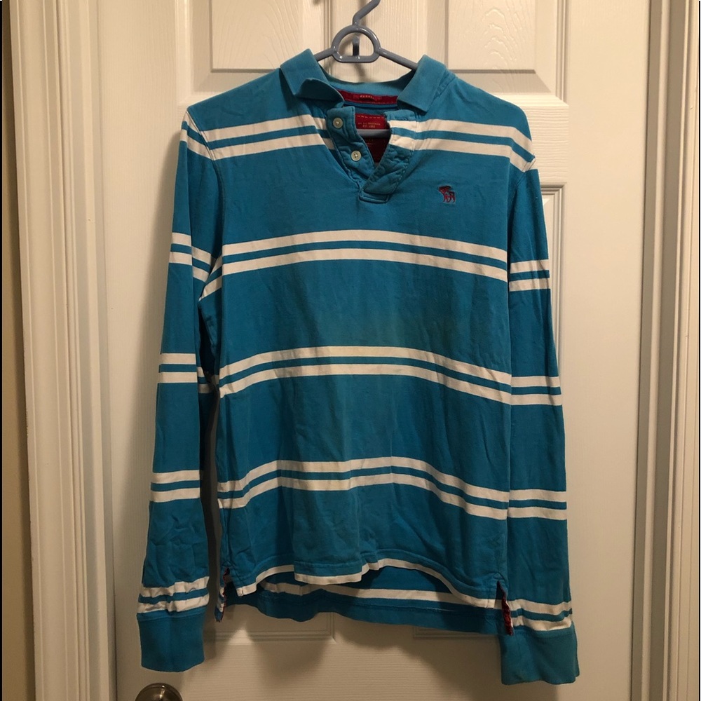 Men’s Abercrombie and Fitch rugby style sweater(S)